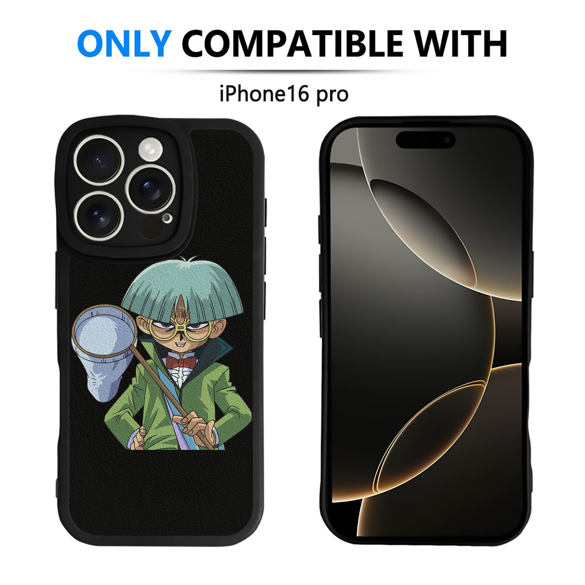 遊☆戯☆王 Yu-Gi-Oh! 【iPhone 16シリーズ対応】シリコンスマホケース（レザー調） 材質：シリコン